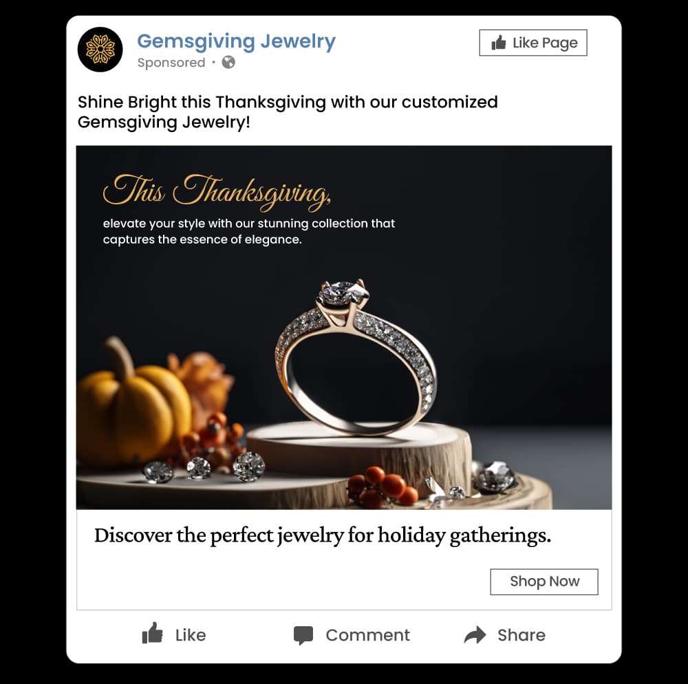 Thanksgiving Ads Ideas and social media ads