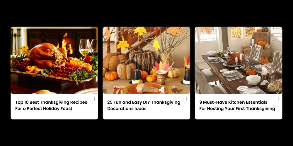 Thanksgiving content ideas - holiday marketing
