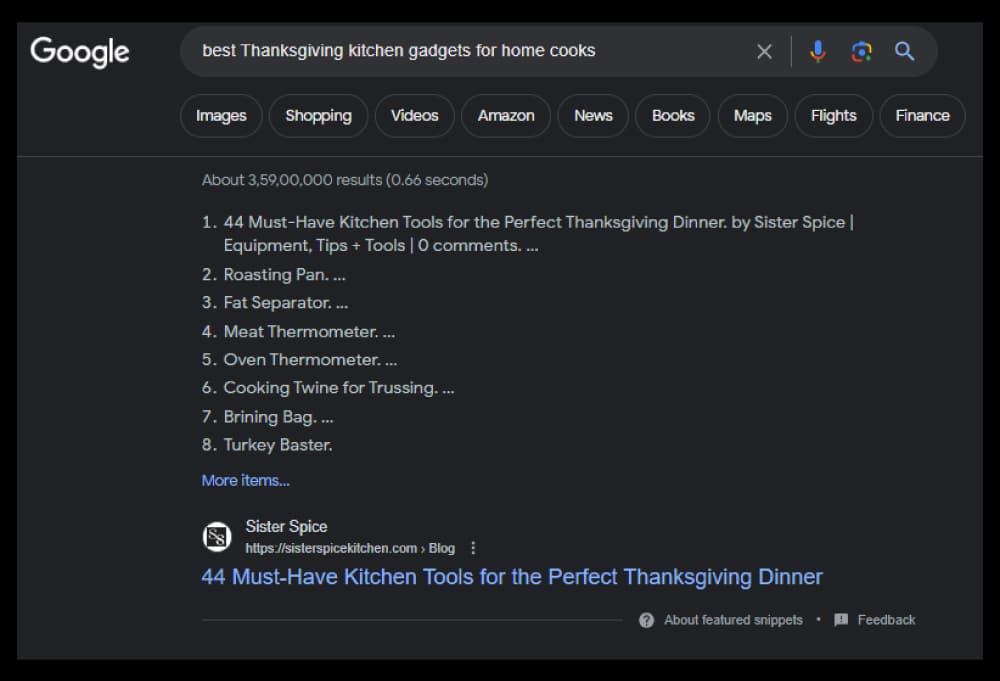 Thanksgiving marketing- Long tail keyword strategy