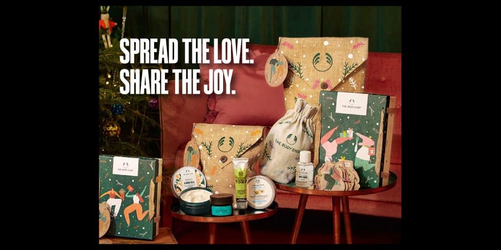 Holiday Ad campaign by The Body Shop Brand