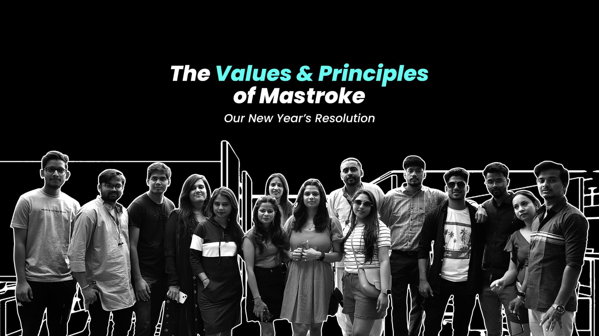 Mastroke values and principles team meet of leaders