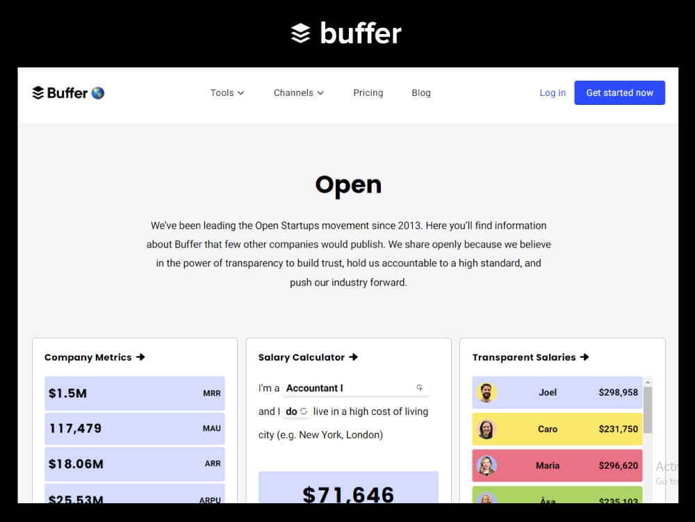 Buffer Transparency