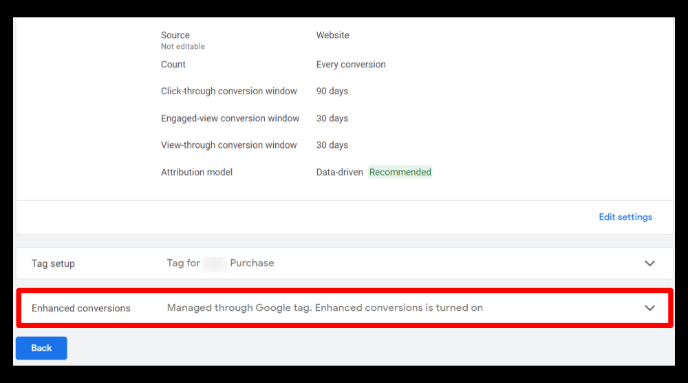 How to Get Enhanced Conversions in Google Ads- Step 4