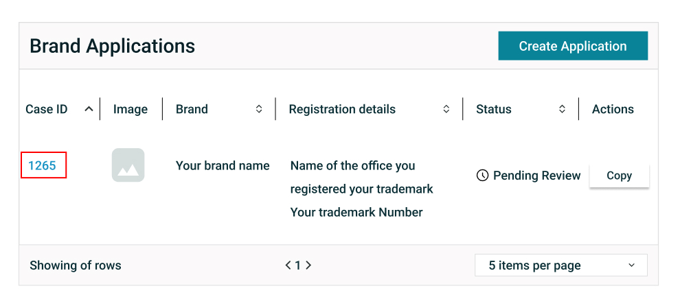 Amazon Brand Registry Case ID