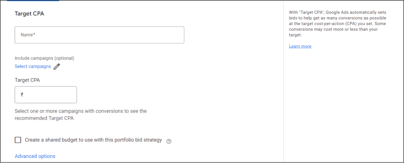 Automated Bidding Strategies - Target CPA 1