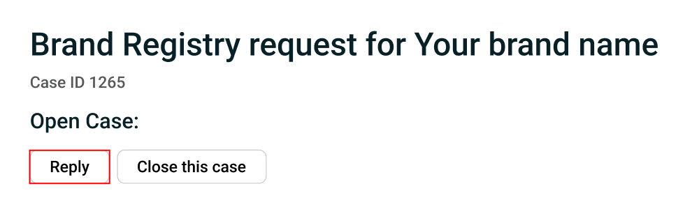 Open Your Amazon Brand Registry Case ID