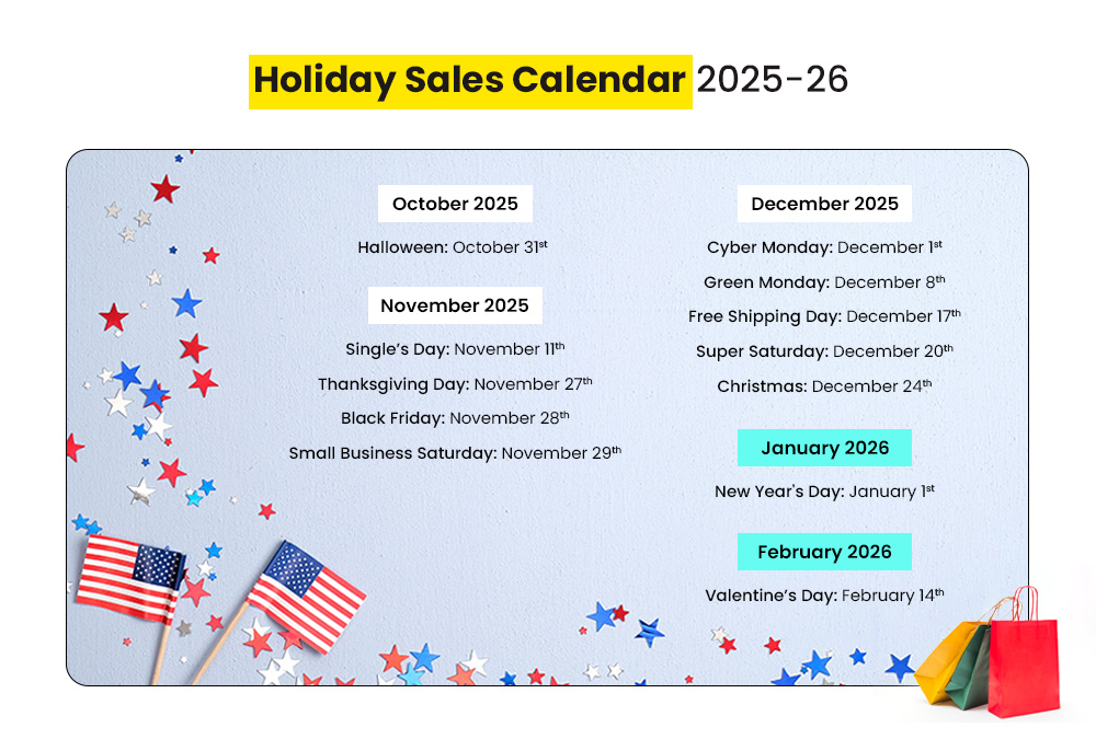 Holiday Season Calendar